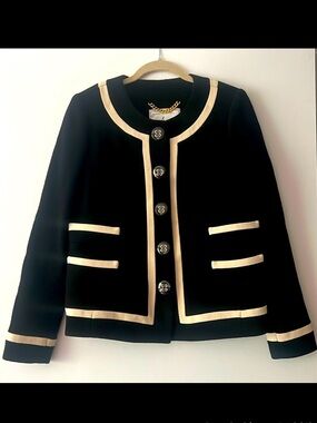 Milly Jacket with Trim and Chain Detail